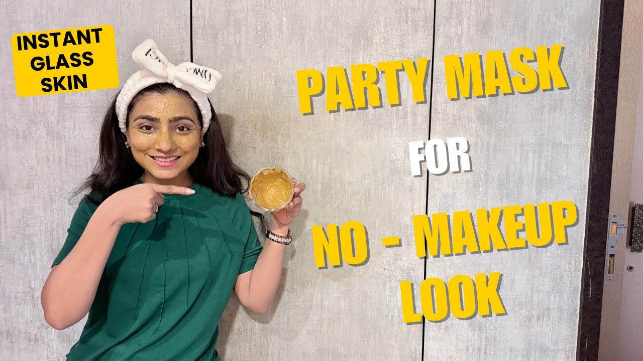 My Secret Pre Party Skin Prep | DIY Mask | Instant Glass Skin| Neha Marda