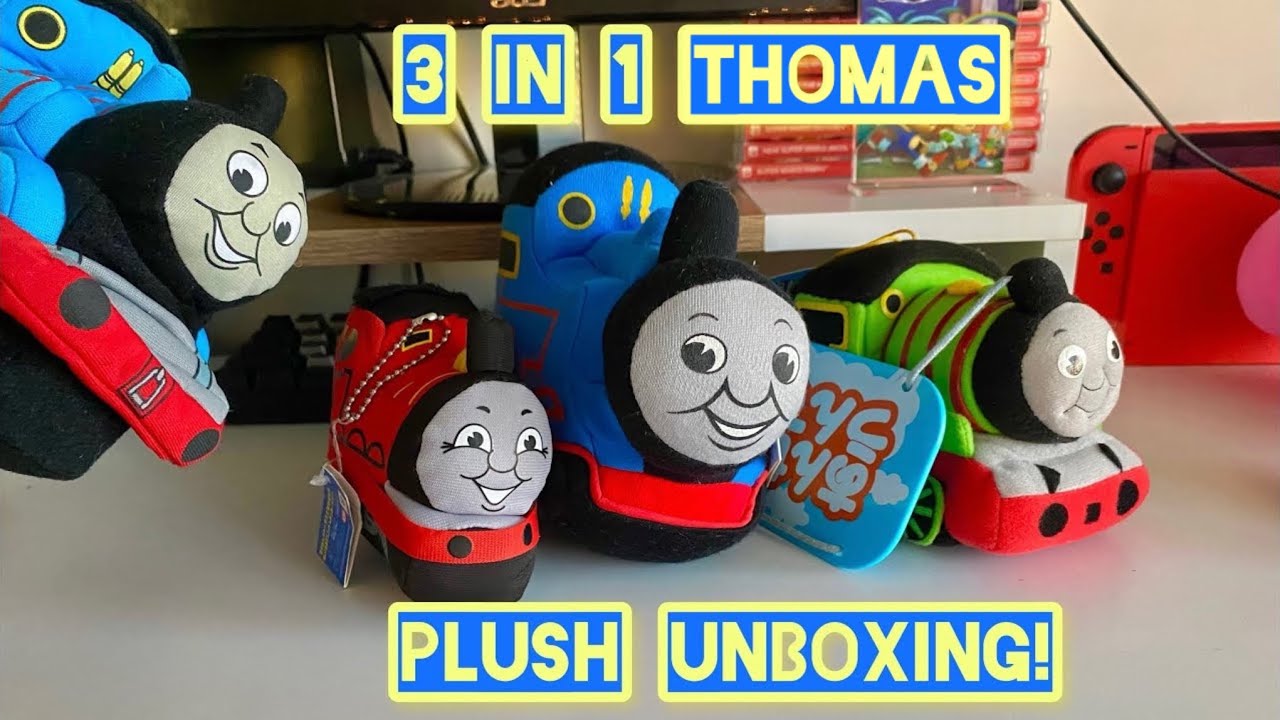 3 in 1 Thomas & Friends Plush Unboxing!