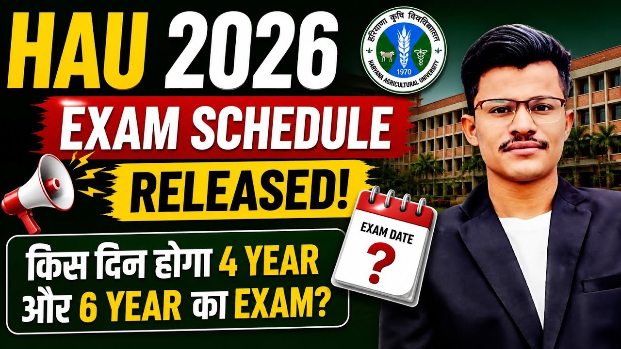 HAU 2026 Exam Schedule Released 😱 4 Year & 6 Year Exam Date Confirm ?Official Exam Calendar Out ?