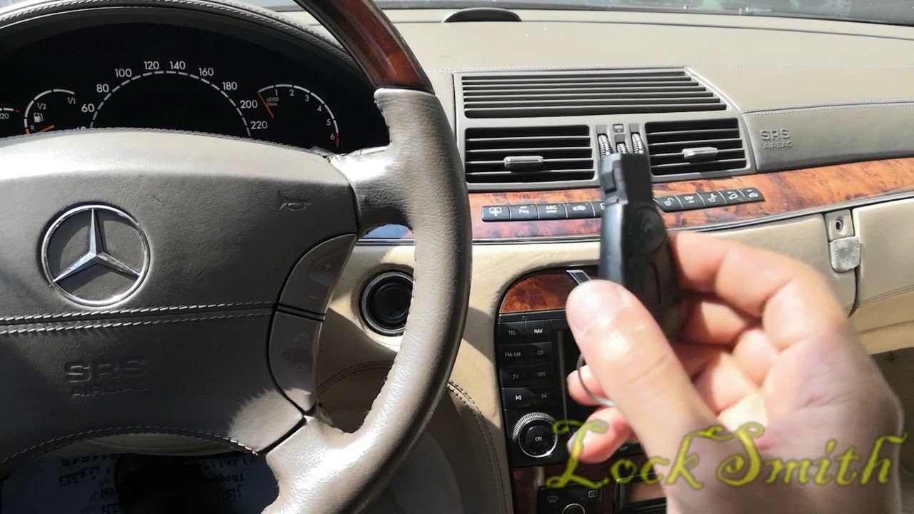 2004 Mercedes Keyless Go Key Reprogram - إعادة برمجة مفتاح مرسيدس البصمة موديل 2004