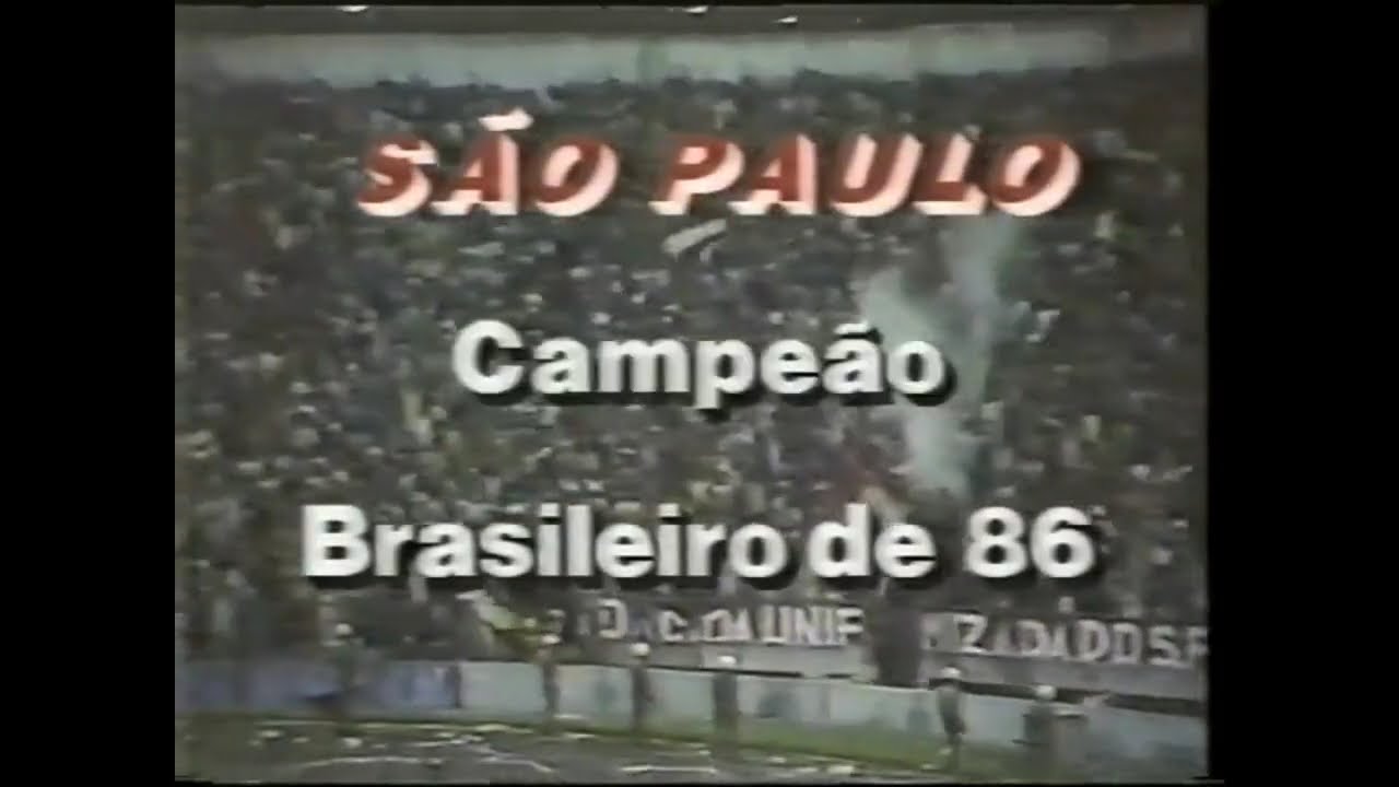 GUARANI (3)3X3(4) SÃO PAULO 2ª FINAL BRASILEIRO 86 (REDE MANCHETE EXCLUSIVO)