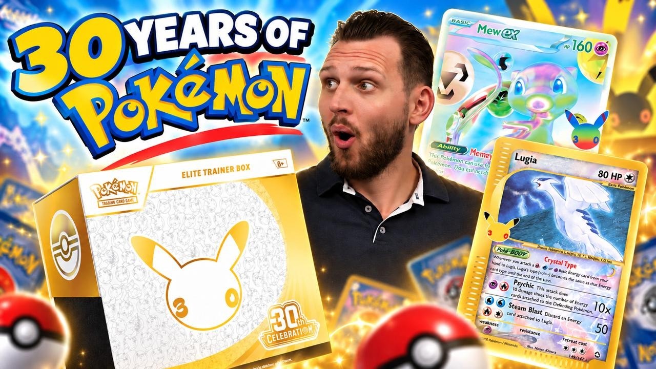 OPENING the 30th Anniversary Pok&eacute;mon Center Elite Trainer Box! INSANE HITS!