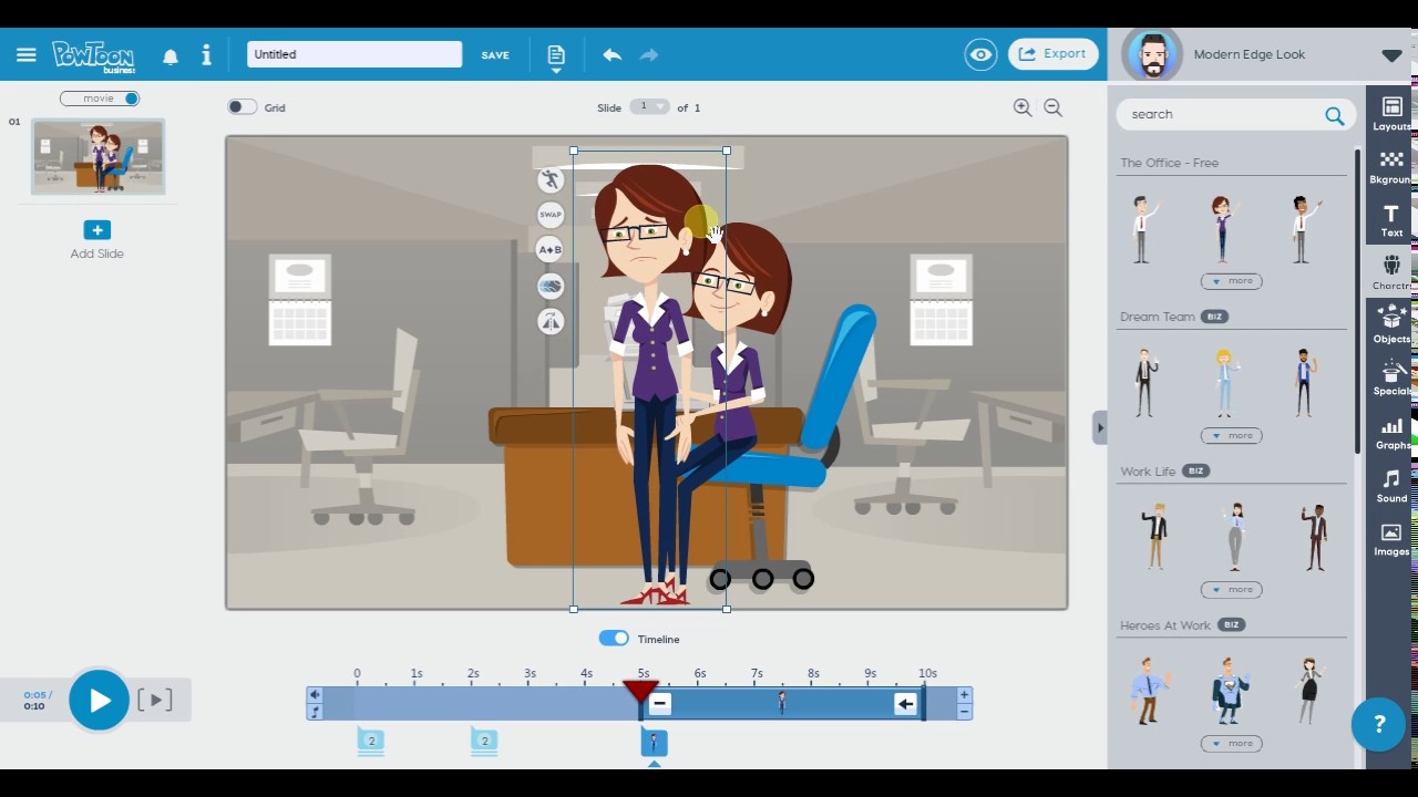 A Powtoon Howtoon - AB Transition to new posture