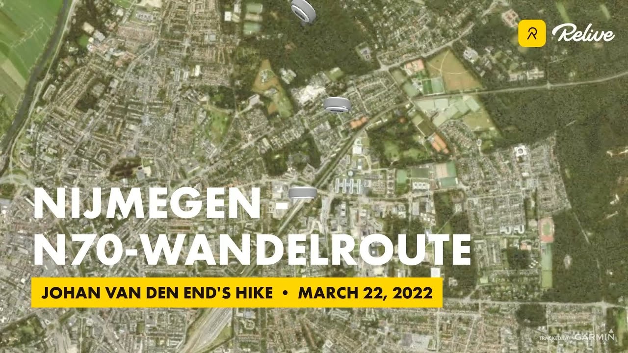 Nijmegen - N70-wandelroute