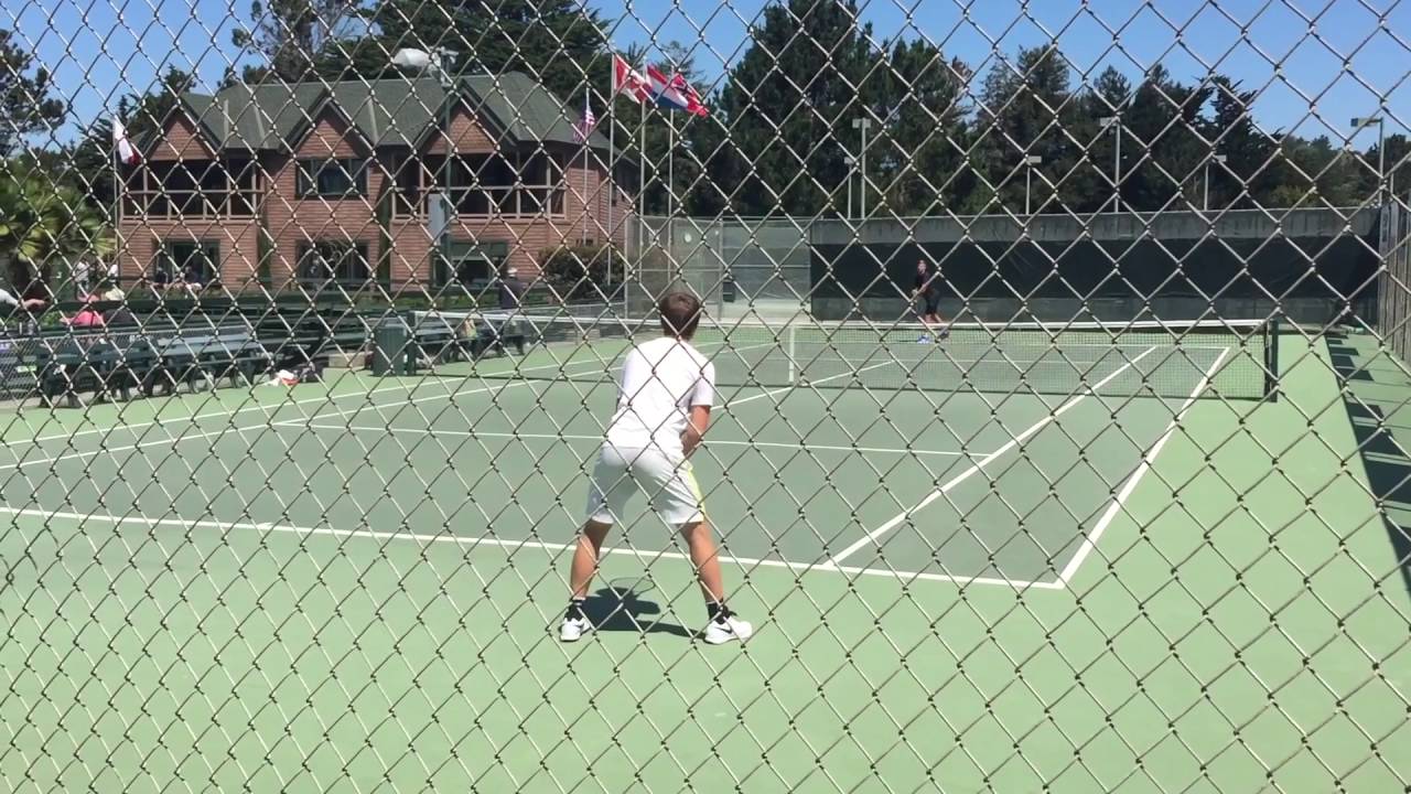 Stefan Kozlov & Lloyd Glasspool Practice 2016 Aptos Challenger