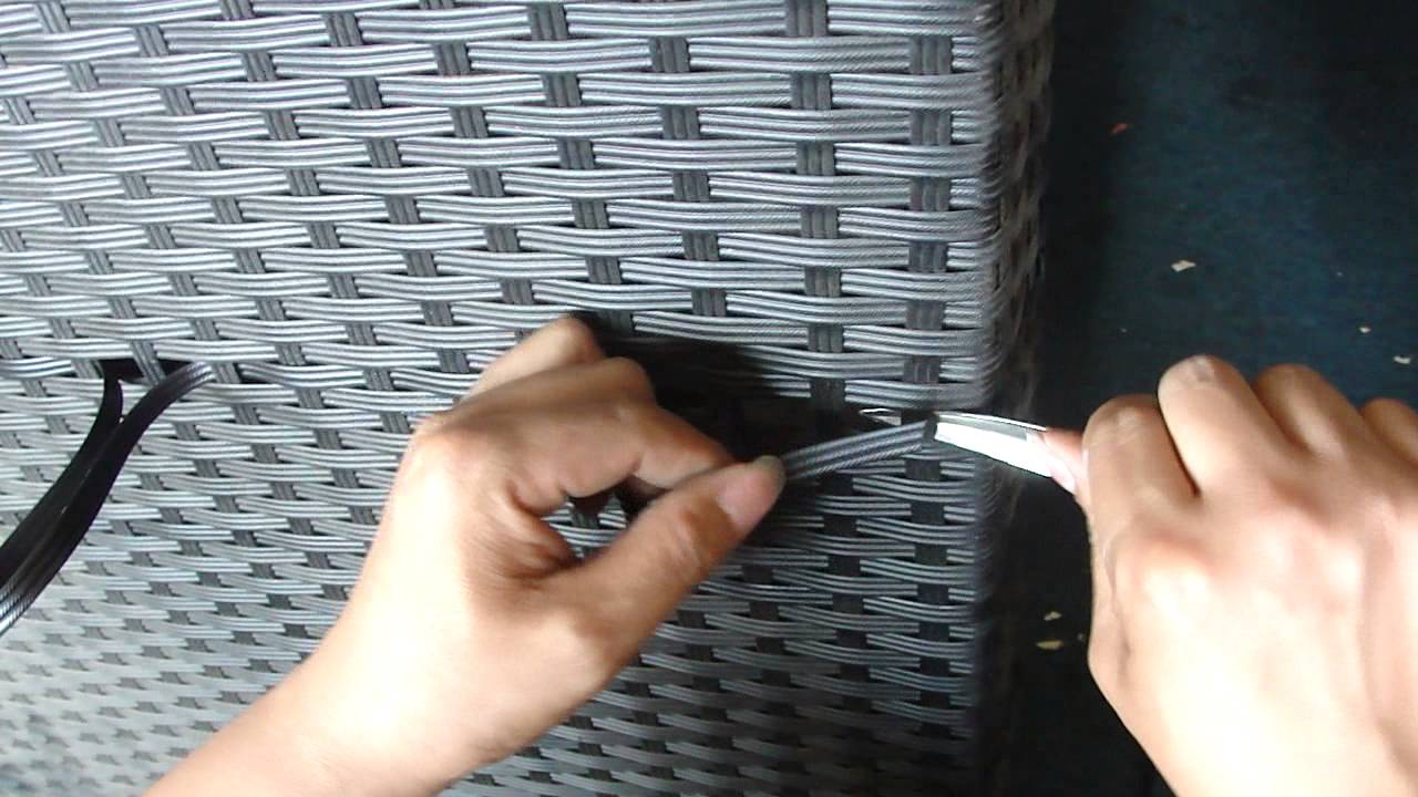 rattan repair Video