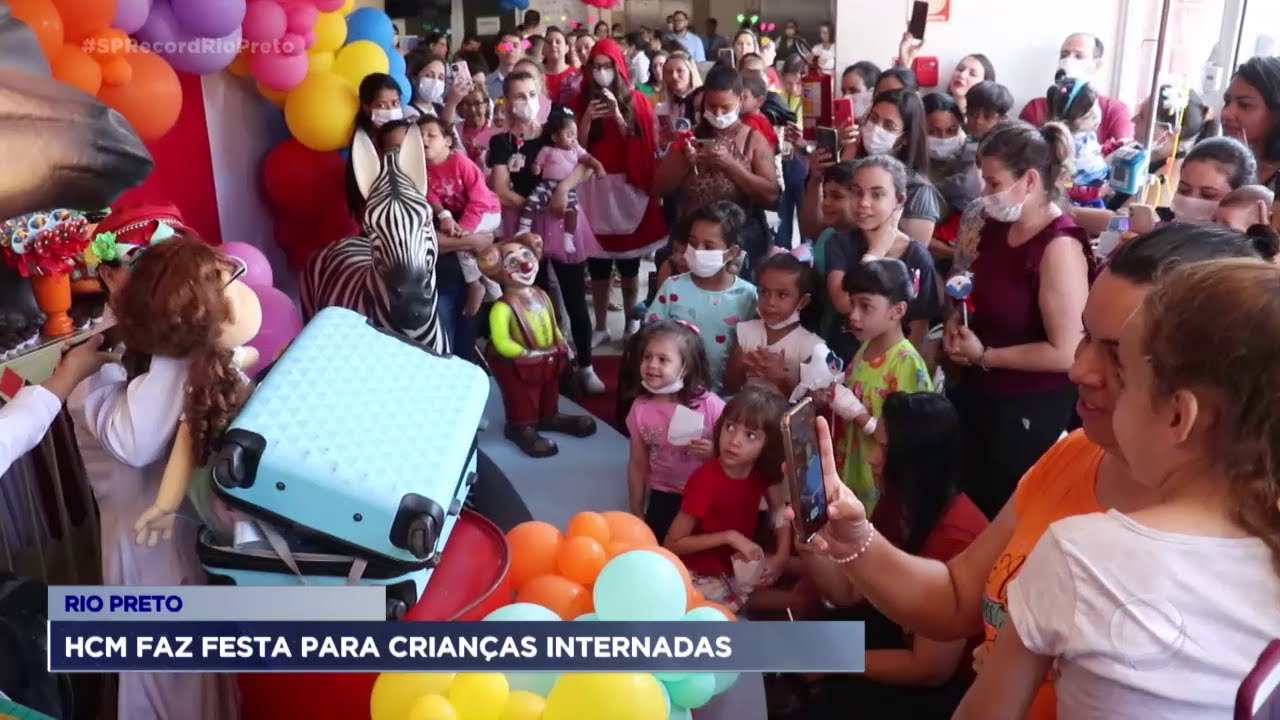 HCM faz festa para crian&ccedil;as internadas
