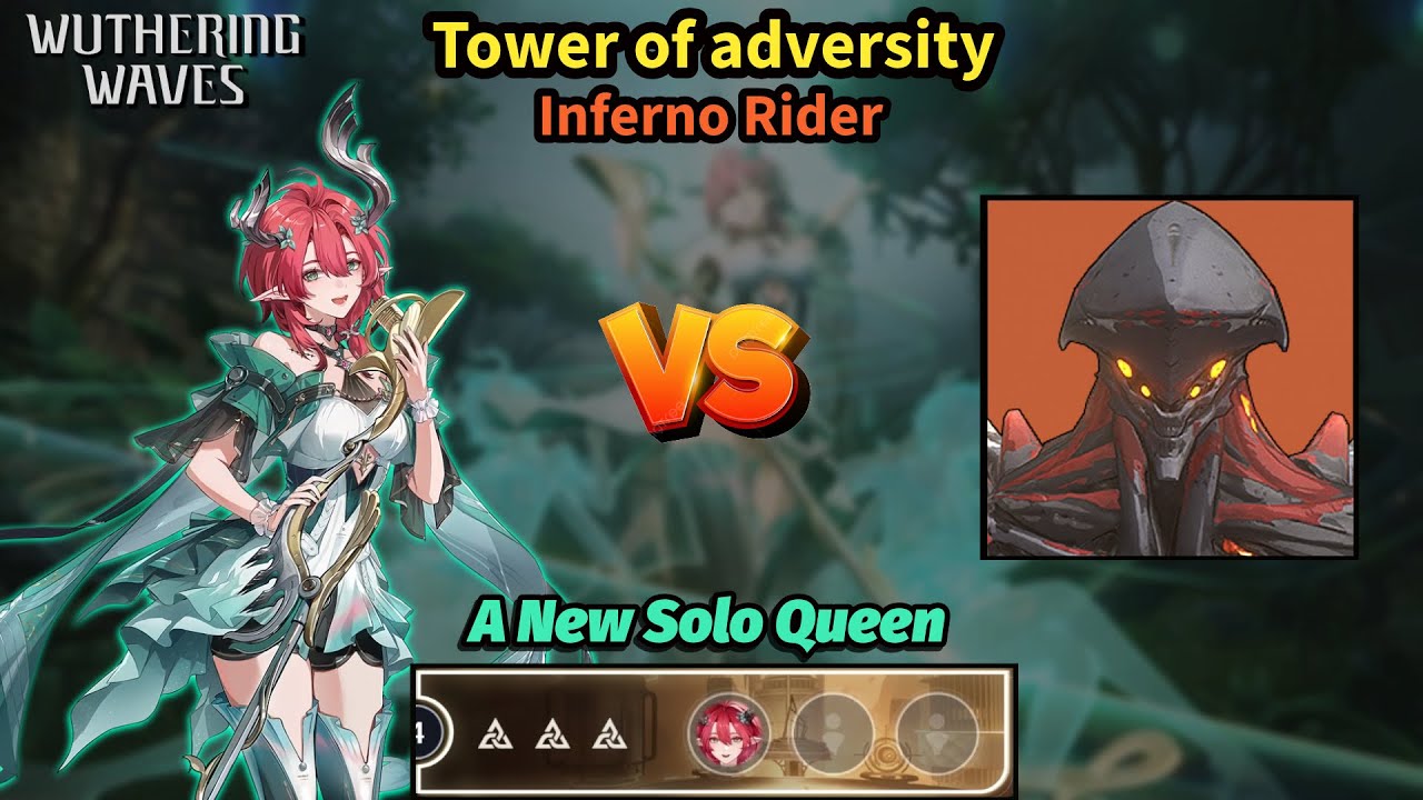 Her Damage Is Insane - S0R1 Ciaccona Solo Vs TOA Inferno Rider [Wuthering Waves]