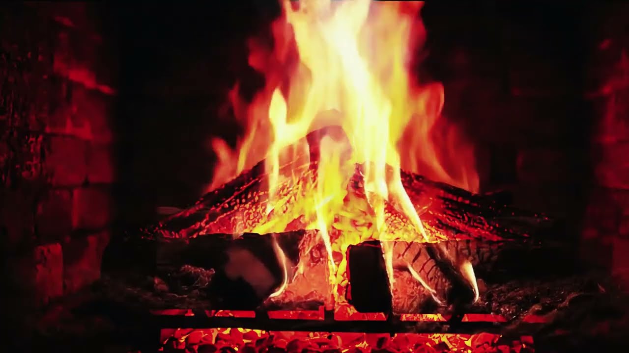 🔥 Fireplace UHD! Real Fireplace Crackling Sounds (No Talking, No Music)