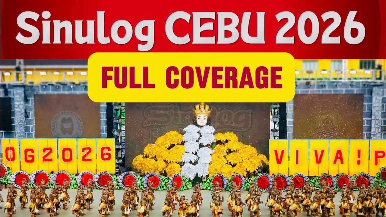 FULL COVERAGE SINULOG CEBU GRAND PARADE & RITUAL SHOWDOWN 2026