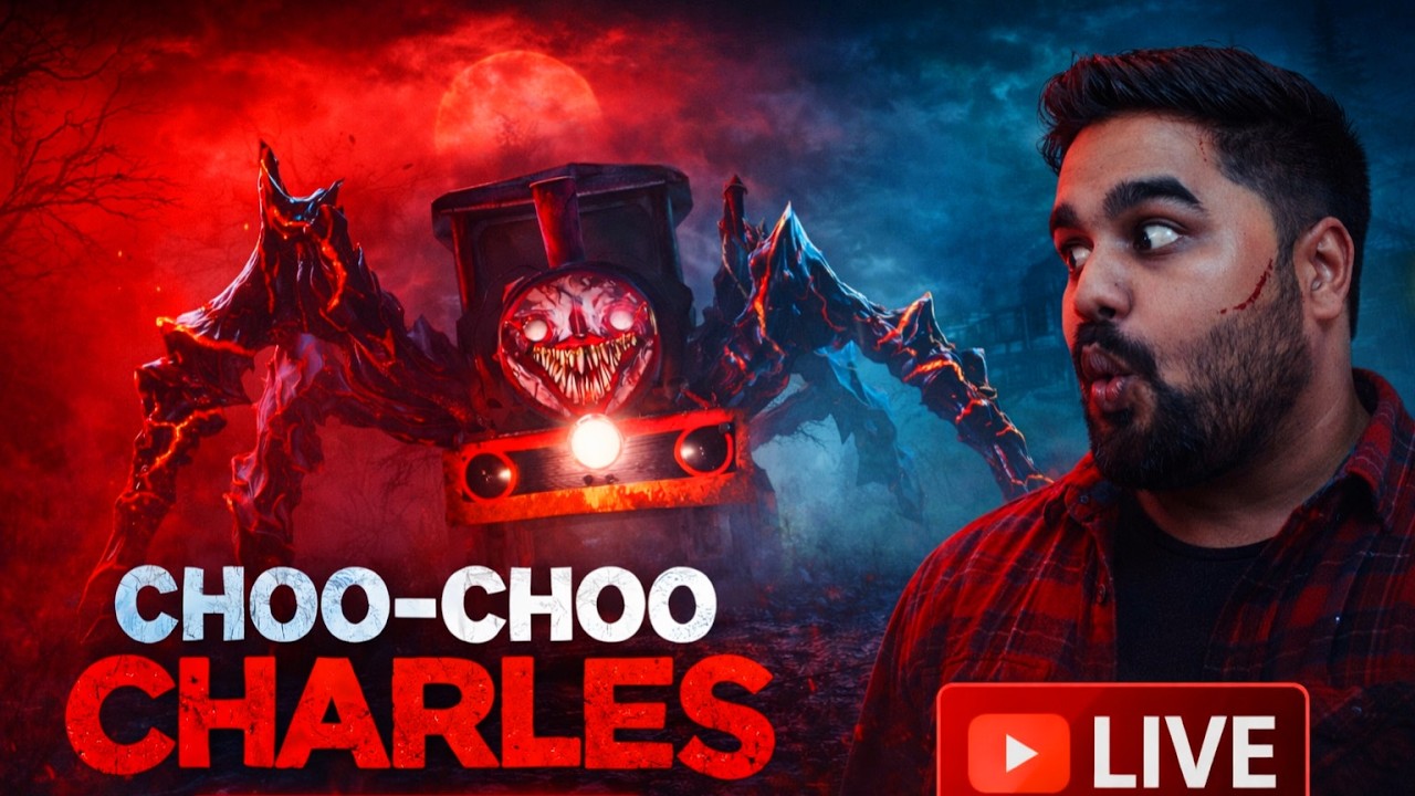 Choo Choo Charles Live | Nightmare Train is Hunting me 😱