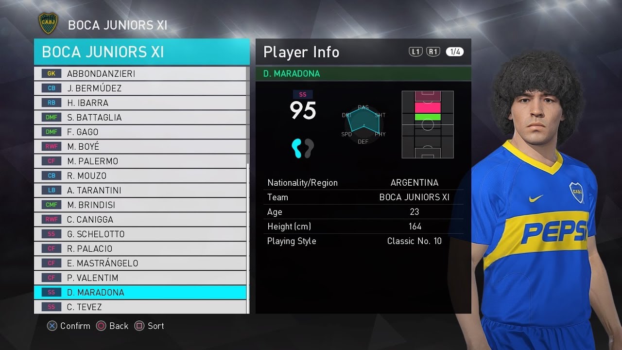 Classic Boca Juniors - PES 2018 (Ps4/PC)