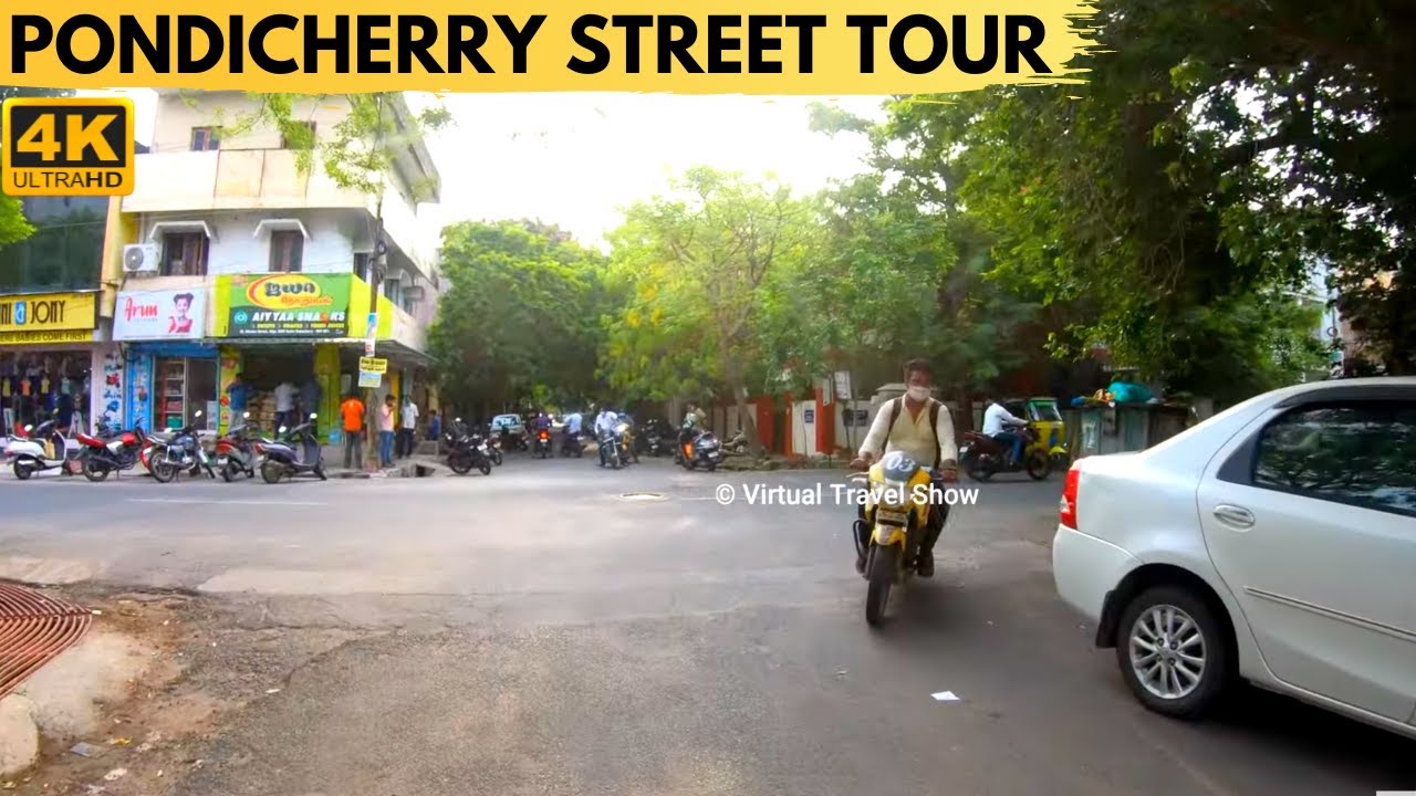 MUTHU MARIAMMAM KOVIL ST | பாண்டிச்சேரி | HERITAGE TOWN | PONDICHERRY | 4K VIRTUAL TOUR