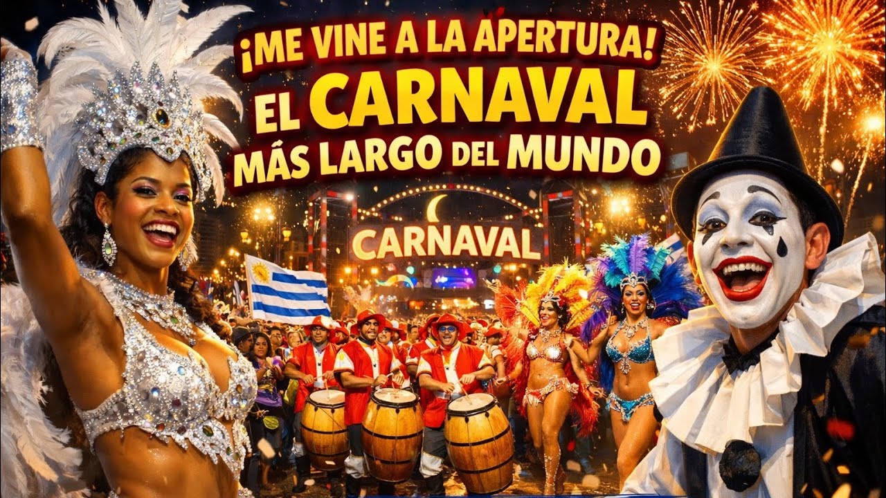ASÍ SE VIVE EL CARNAVAL MÁS LARGO DEL MUNDO! 🇺🇾 | Desfile Inaugural 2026