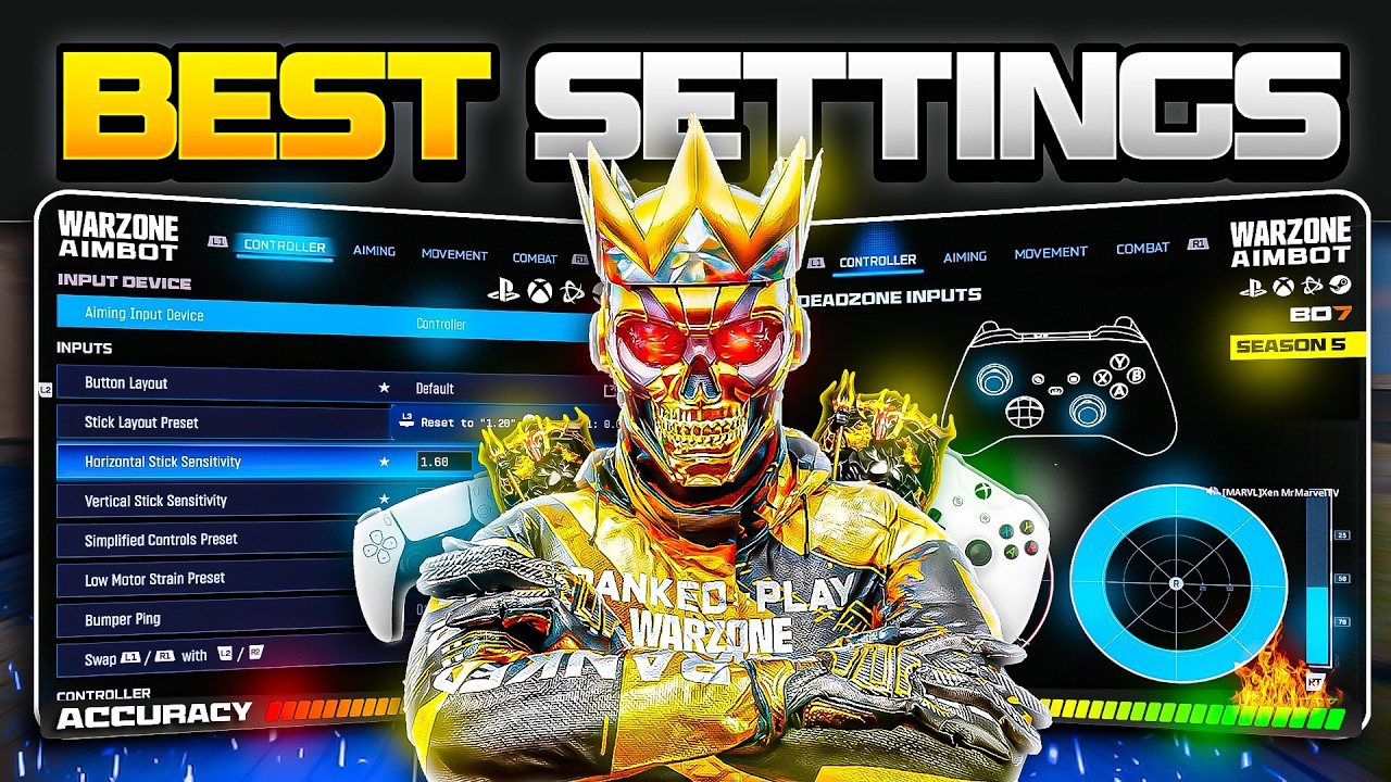 the BEST *BROKEN* Settings in Warzone after the NEW UPDATE! (Warzone BEST Settings)