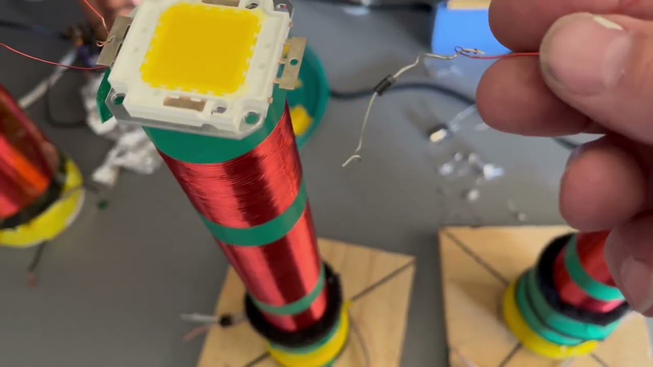 Twin Tesla Coils Super High Voltage Capacitive Discharge. 