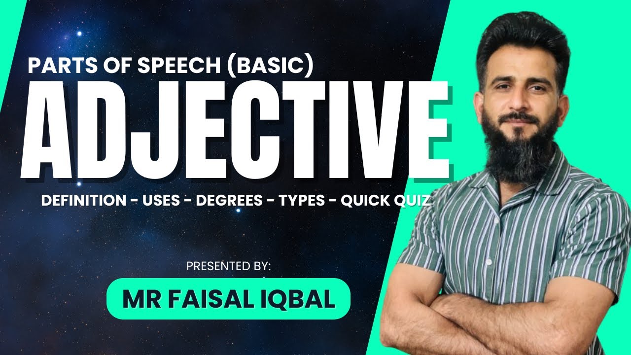 Adjective & It’s Types | Degrees & Use | Parts of Speech #englishgrammar @TheGrammarJunction
