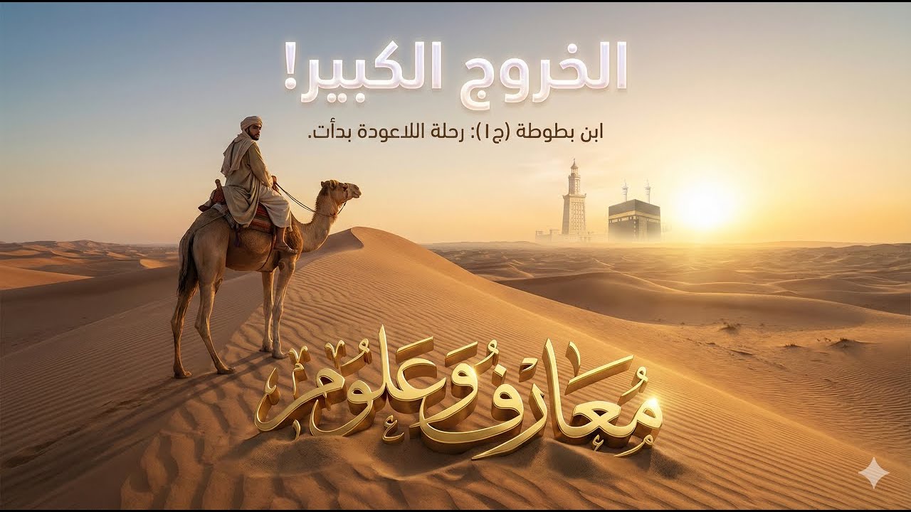 رحلة ابن بطوطة (المجلد 1): الخروج من طنجة 🌍🐫