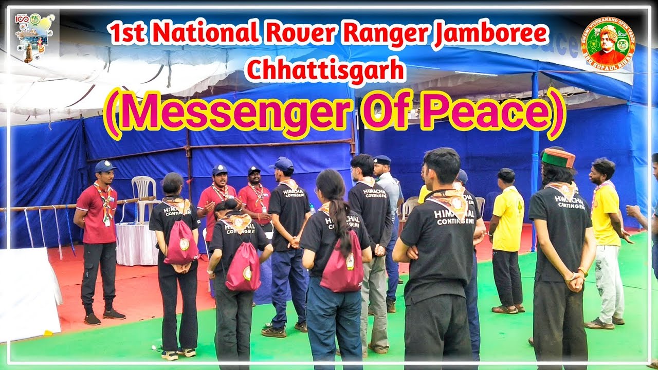1st National Rover Ranger Jamboree Chhattisgarh | Messenger Of Peace Training In Jamboree #Jamboree 