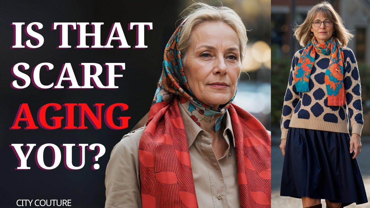 Is That Scarf AGING You? Fresh And Modern Ways to Style Your Scarf Over 50. FALL 2024