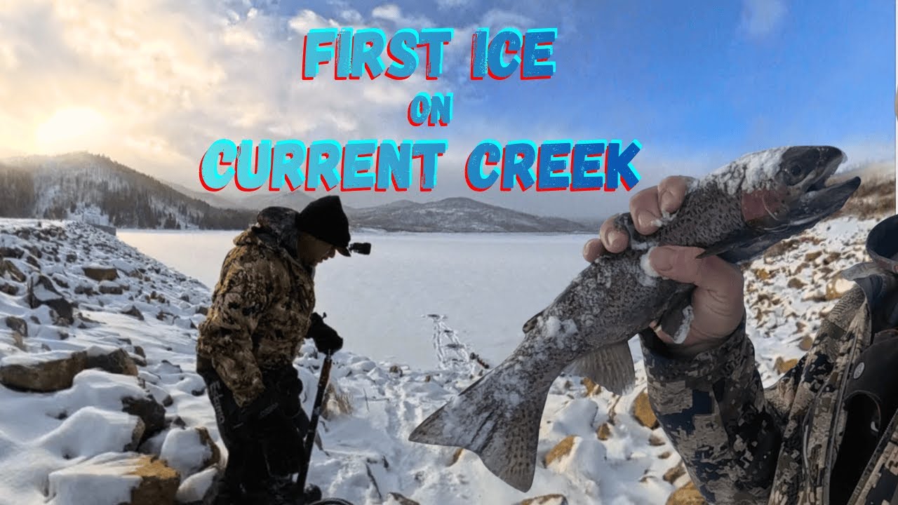 ICE FISHING CURRENT CREEK: FIRST ICE