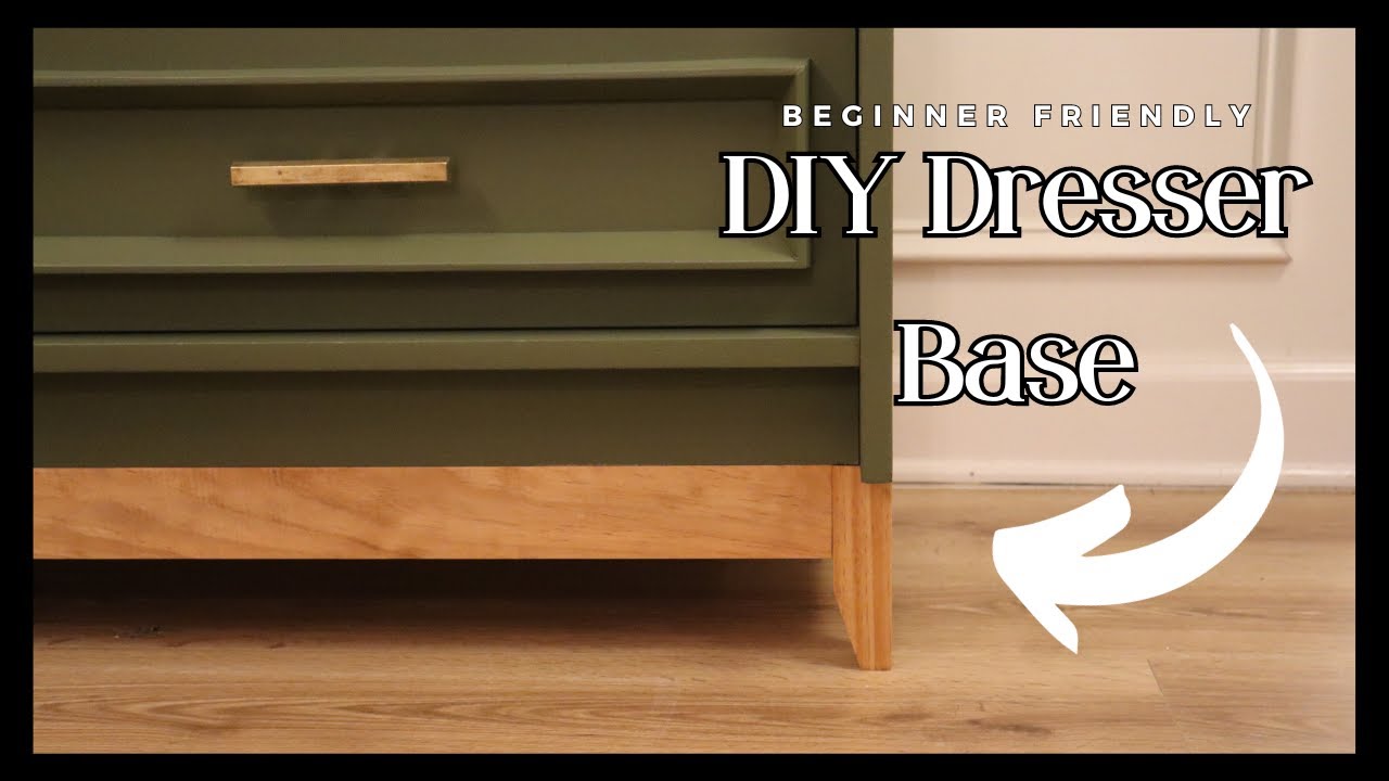 Step-By-Step Dresser Base Tutorial | Easy and Affordable MCM Inspired Custom Wood Base