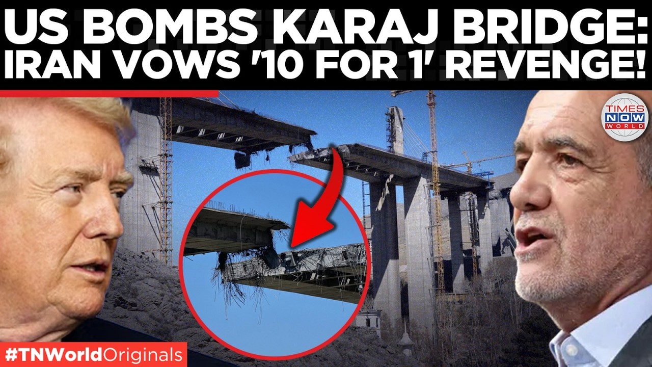 GULF IN DANGER: Iran Names Key Bridges After US Bombs Iran's Biggest Bridge In Karaj | US-Iran War