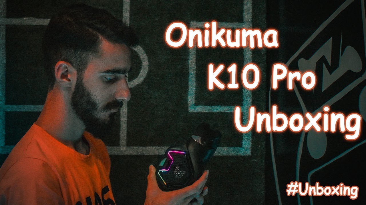 جعبه گشایی هدست اونیکوما _ onikuma k10 pro unboxing