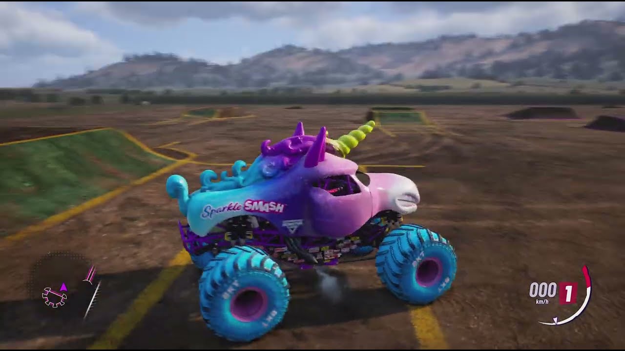how to unlock sparkle smash in Monster Jam Showdown on a PS5