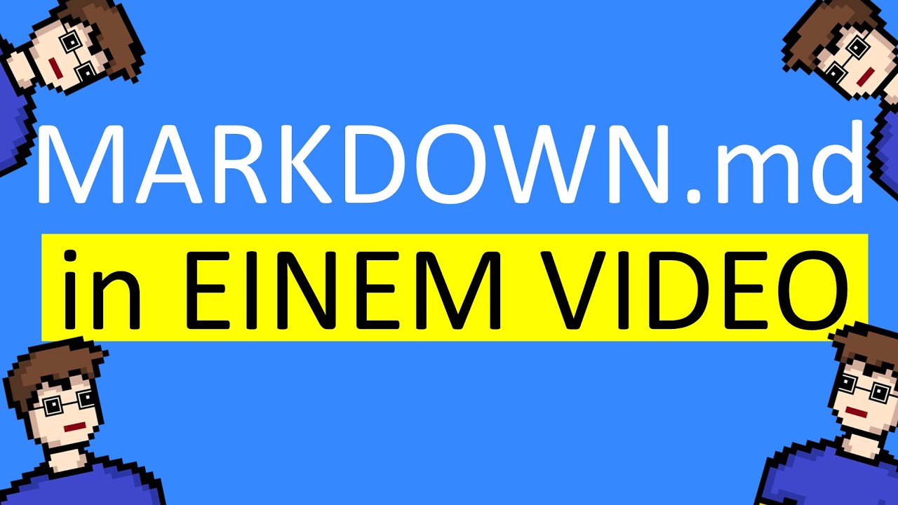 Die GRUNDLAGEN von MARKDOWN in EINEM VIDEO und wie man mit PYTHON MARKDOWN in HTML konvertieren kann