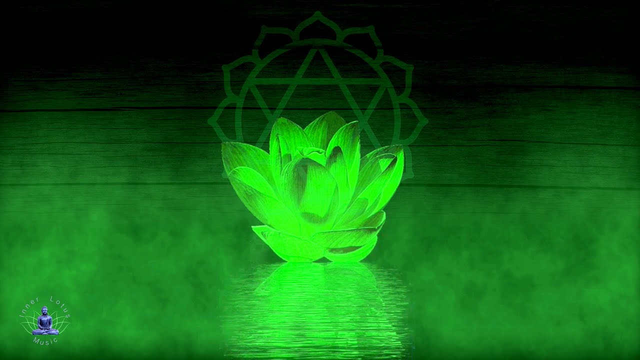 Heart Chakra Peaceful Healing Meditation Music | Crystal Singing Bowl | “Flute & Water”- Series