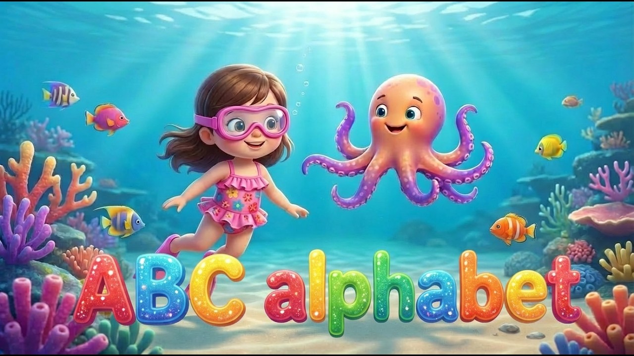 ABC Alphabet Song | G Is for Grape 🍇 | Phonics & First Words for Kids