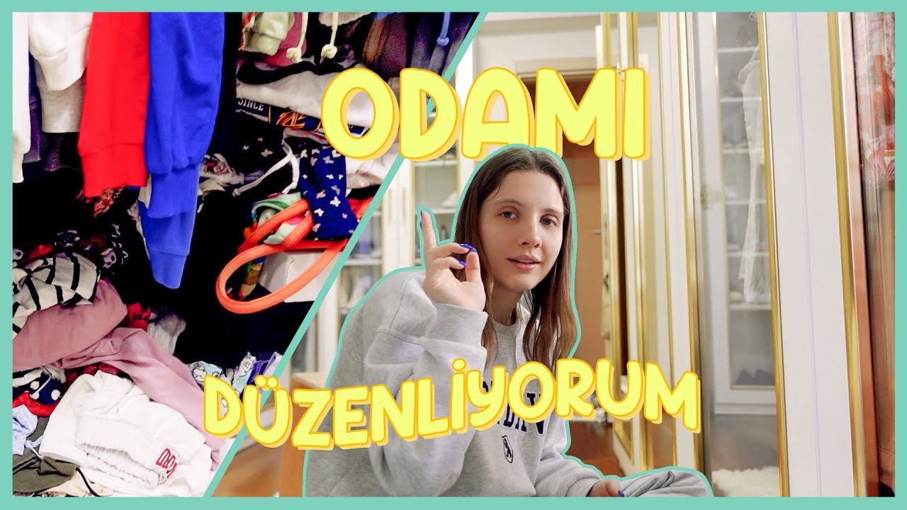 GİYİNME ODAMI DÜZENLİYORUM | Dağınıklık sonunda toplanıyor👜