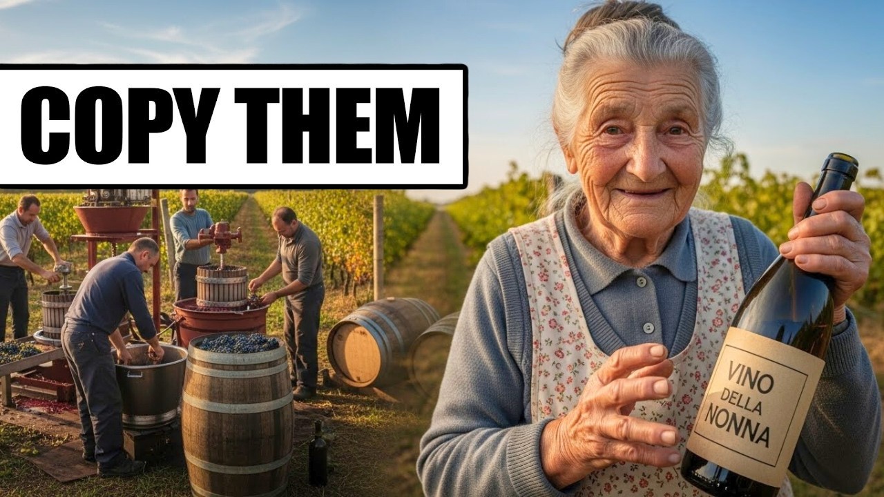 HOW ITALIANS MAKE WINE WITHOUT YEAST AND SUGAR