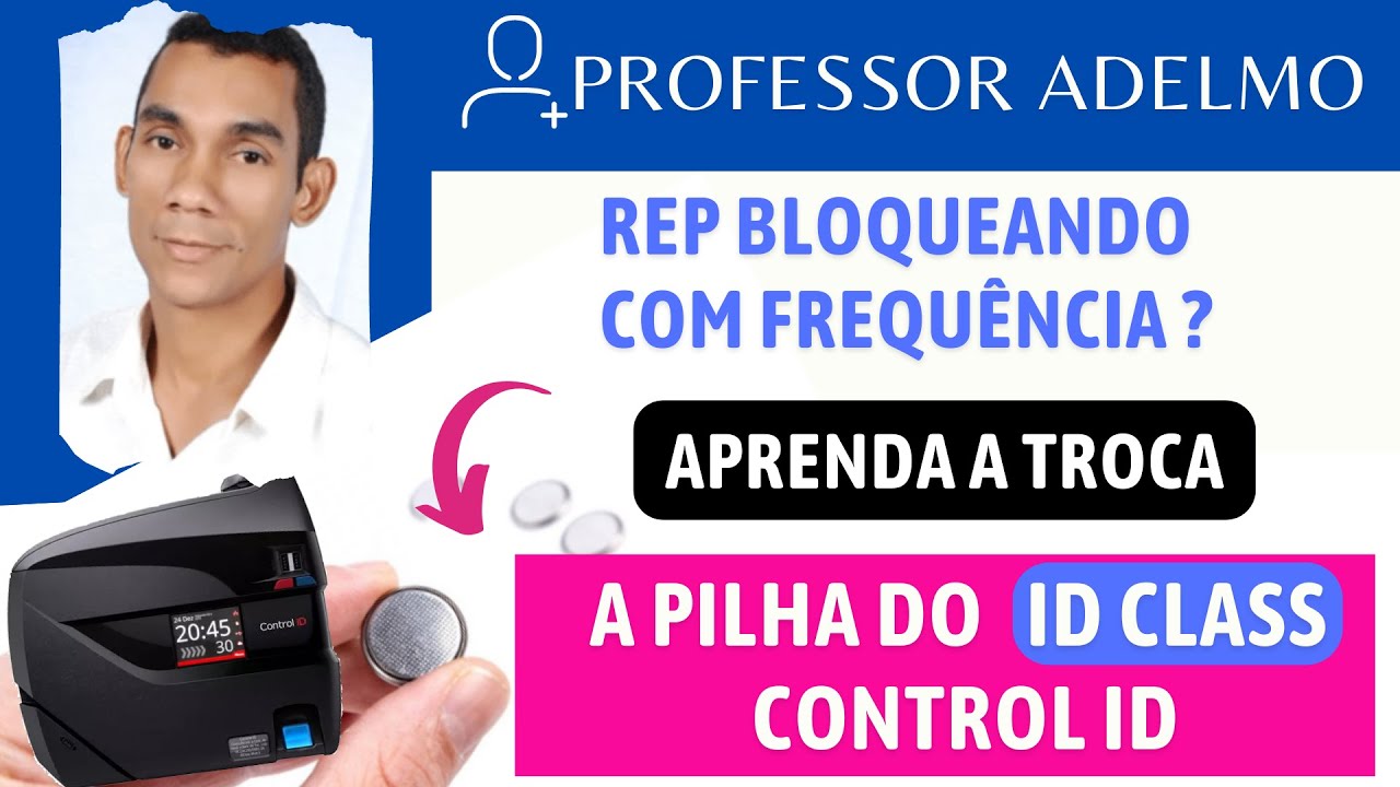 Relogio Bloqueando e Troca da Pilha Control ID Class
