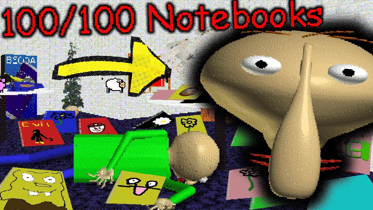 Baldi's Basics, но вы собираете 100 тетрадей, пока страдаете.