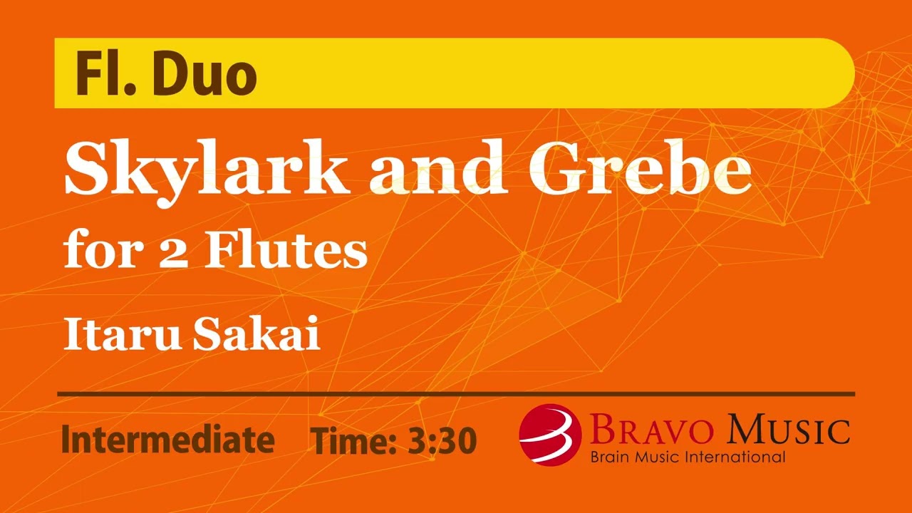 Skylark and Grebe for 2 Flutes by Itaru Sakai