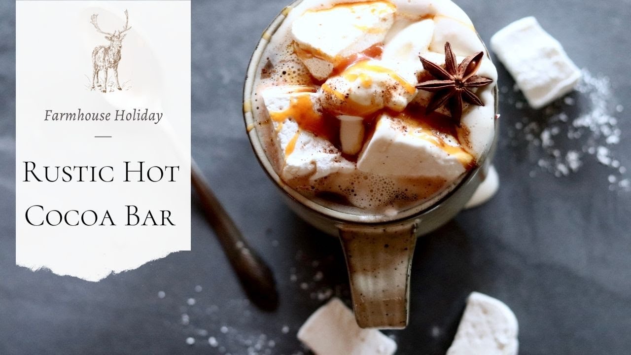 Learn How to Put Together Rustic Hot Cocoa Bar