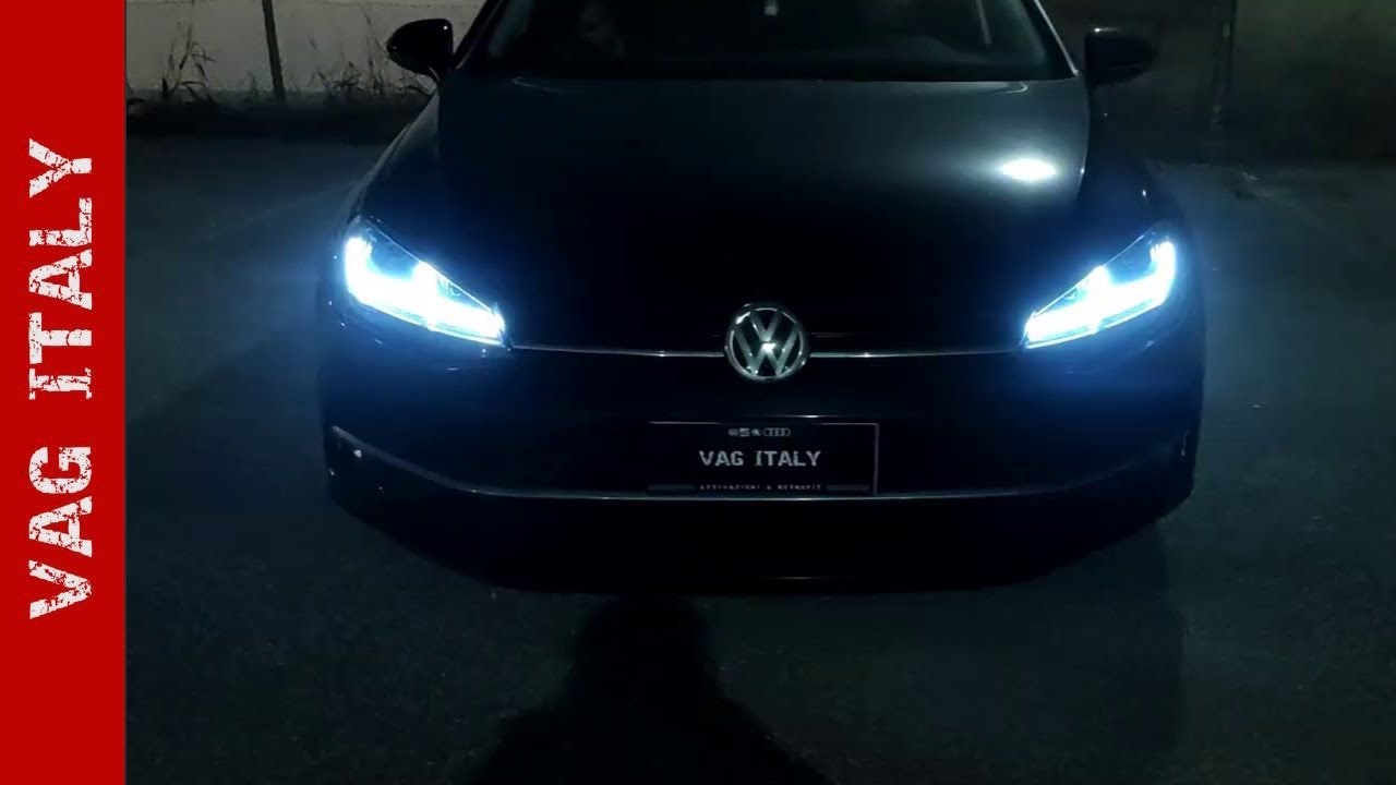 Retrofit Fari LEDriving, Fendinebbia e Frecce dinamiche OSRAM su VW Golf 7.5 Restyling