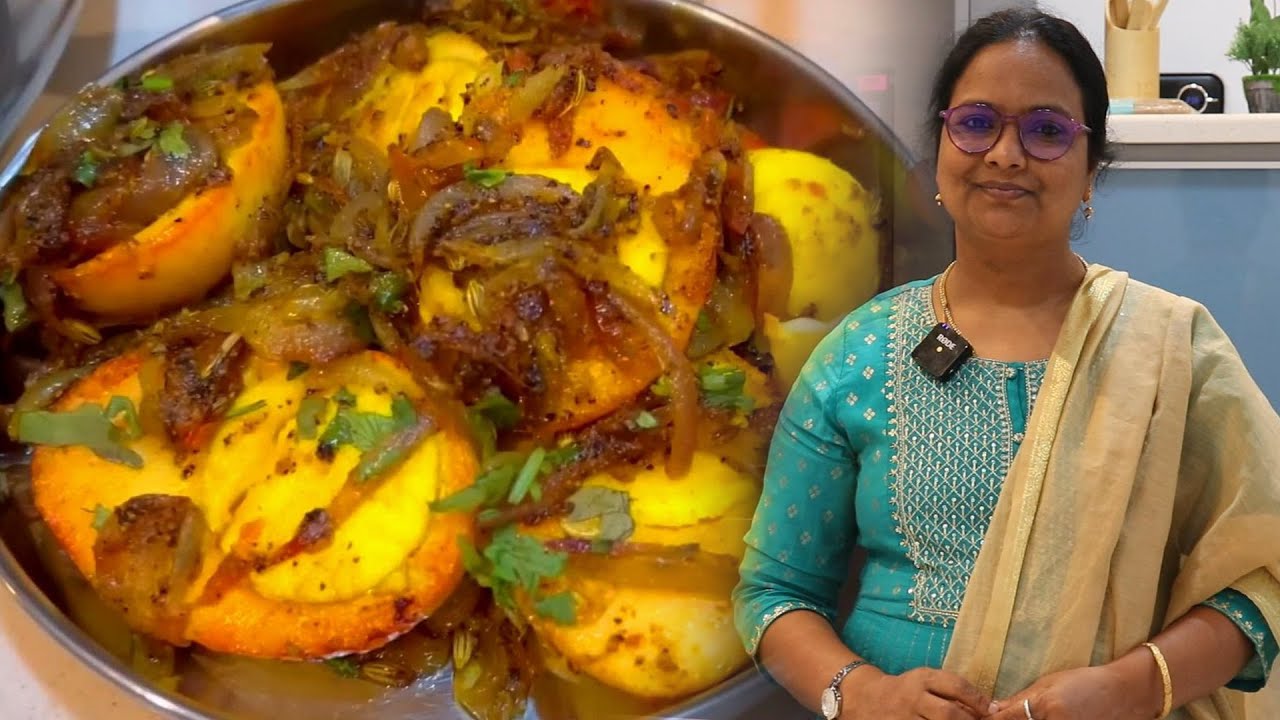 Egg Pepper Fry In Tamil | Egg Recipe | Muttai Varuval