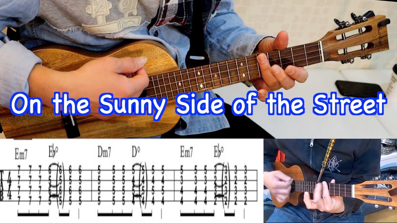 On the sunny side of the street (明るい表通りで)【カムカムエヴリバディ】ウクレレ演奏　ukulele