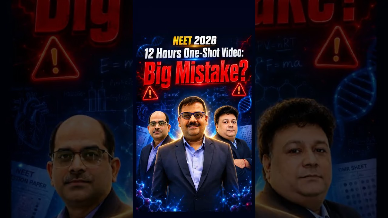Formula Revision vs 12-Hour One-Shot: Which is Better for NEET?💪#neet2026 #neet #nvsir | Motion NEET