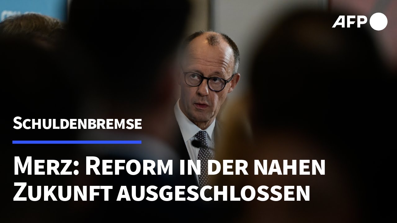 Merz schlie&szlig;t baldige Reform der Schuldenbremse aus | AFP