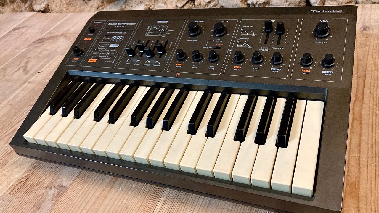 rare birds: Technics SY-1010 analog mono synth