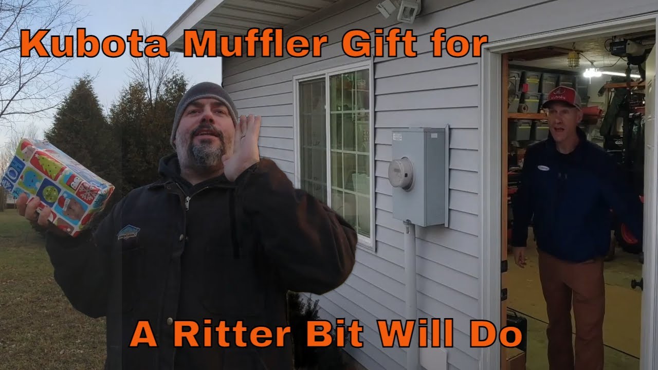 Kubota Muffler Extension Gift for A Ritter Bit Will Do