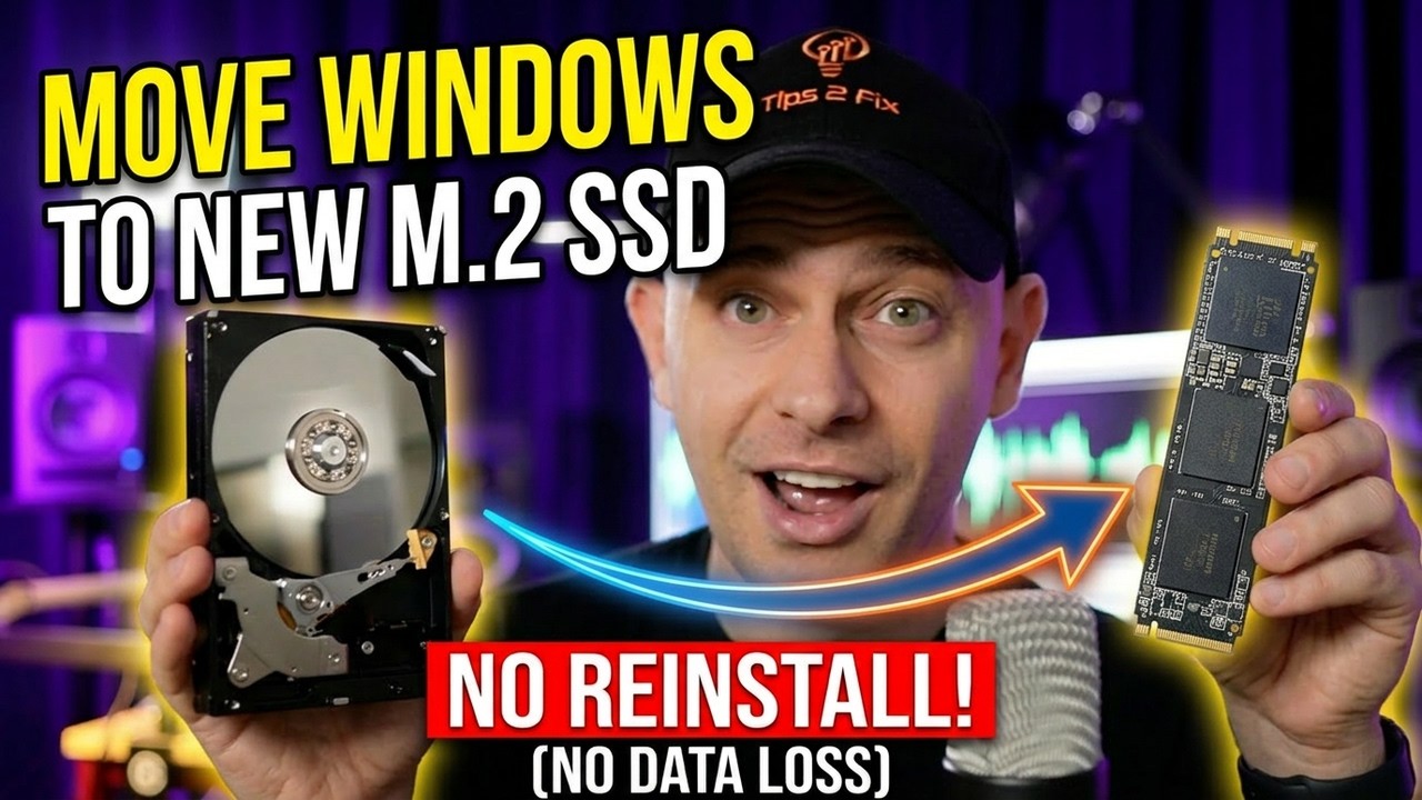 How to Move Windows 11 to NVMe M.2 SSD Without Reinstalling (NO DATA LOSS)