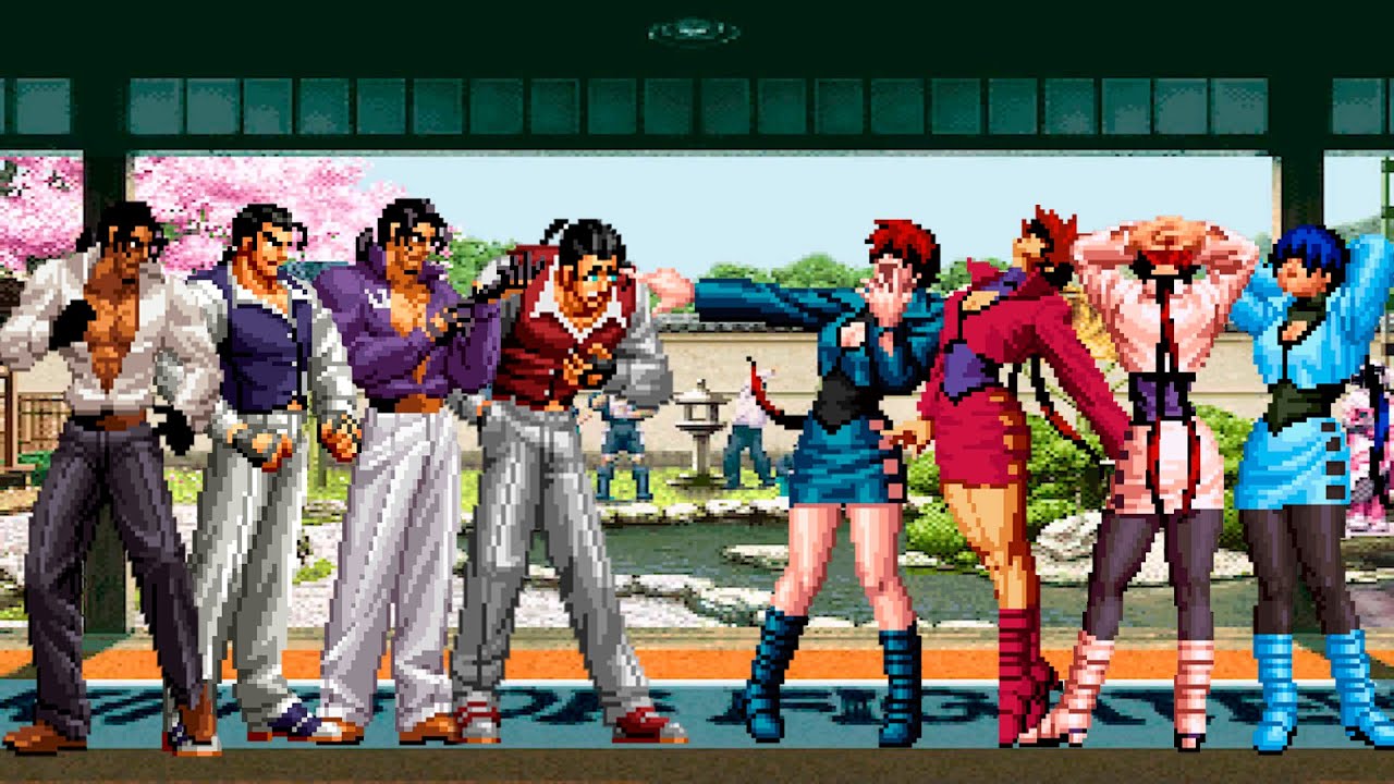 [KOF Mugen] Robert Garcia Team vs Shermie Team