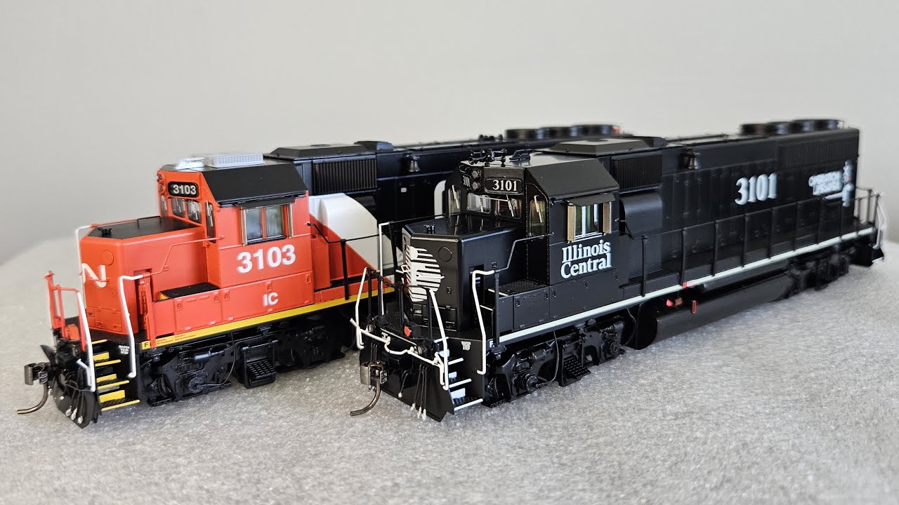 Review: Rapido GP40 Illinois Central OL & Canadian National Ex-IC w/LokSound v5 DCC & Sound HO Scale