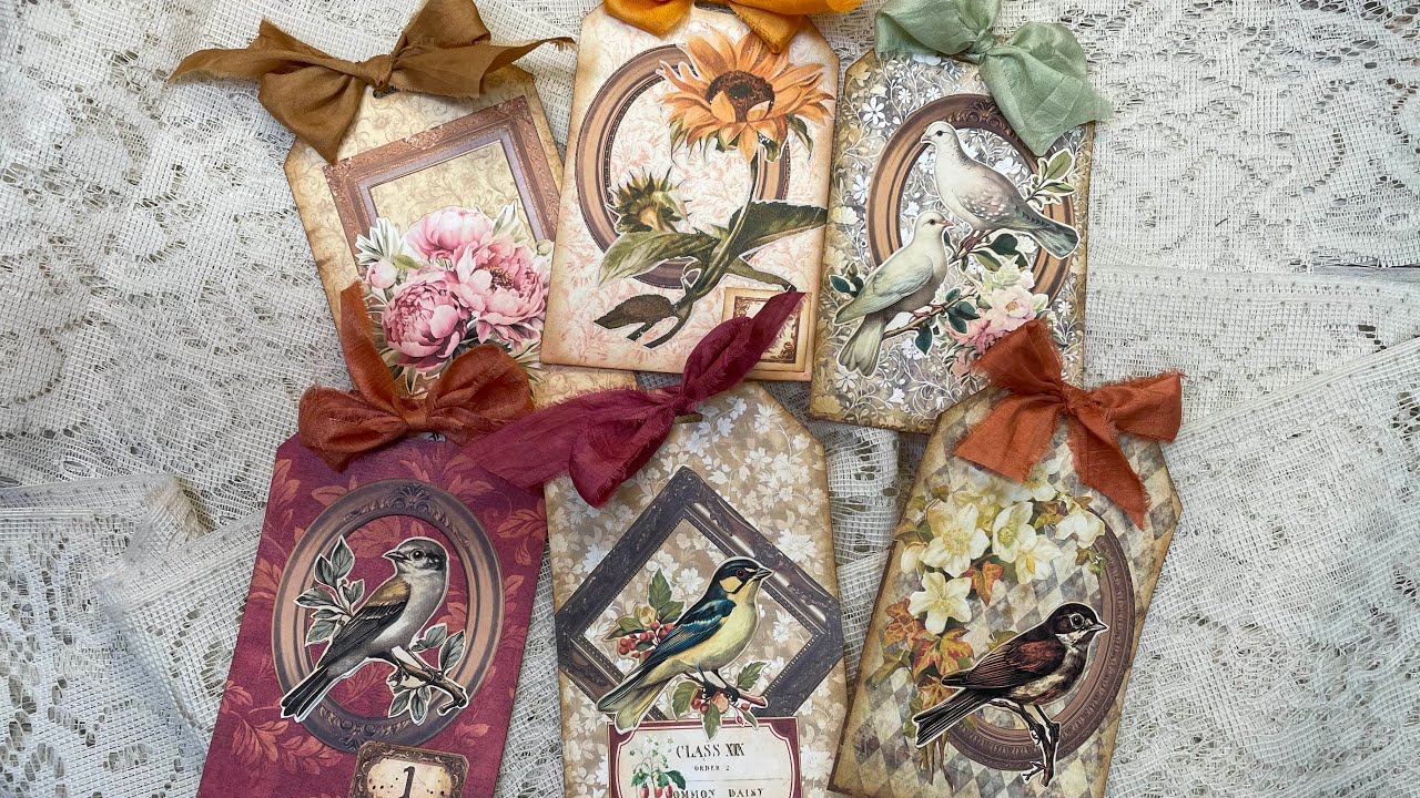 Trying to Get My Mojo Back….Come Decorate Some Tags Using Die-Cut Frames!