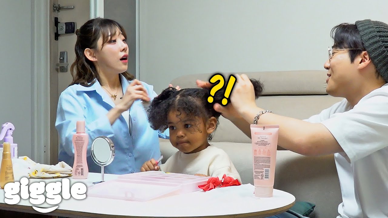 Koreans become parents of Blasian baby for a day..!